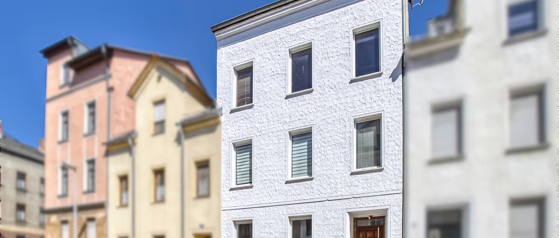 Außenansicht des Wohnhauses in Gera - professionelle Immobilienfotografie in Gera