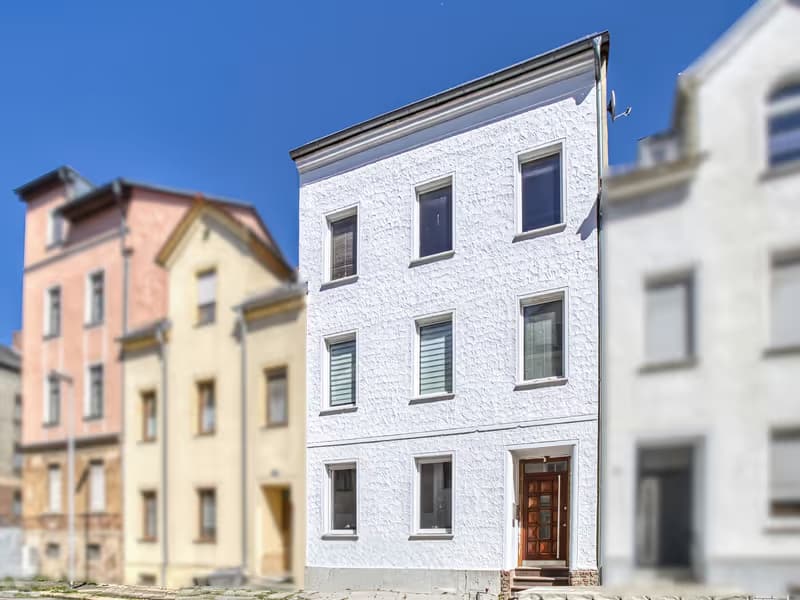 Außenansicht des Wohnhauses in Gera - professionelle Immobilienfotografie in Gera