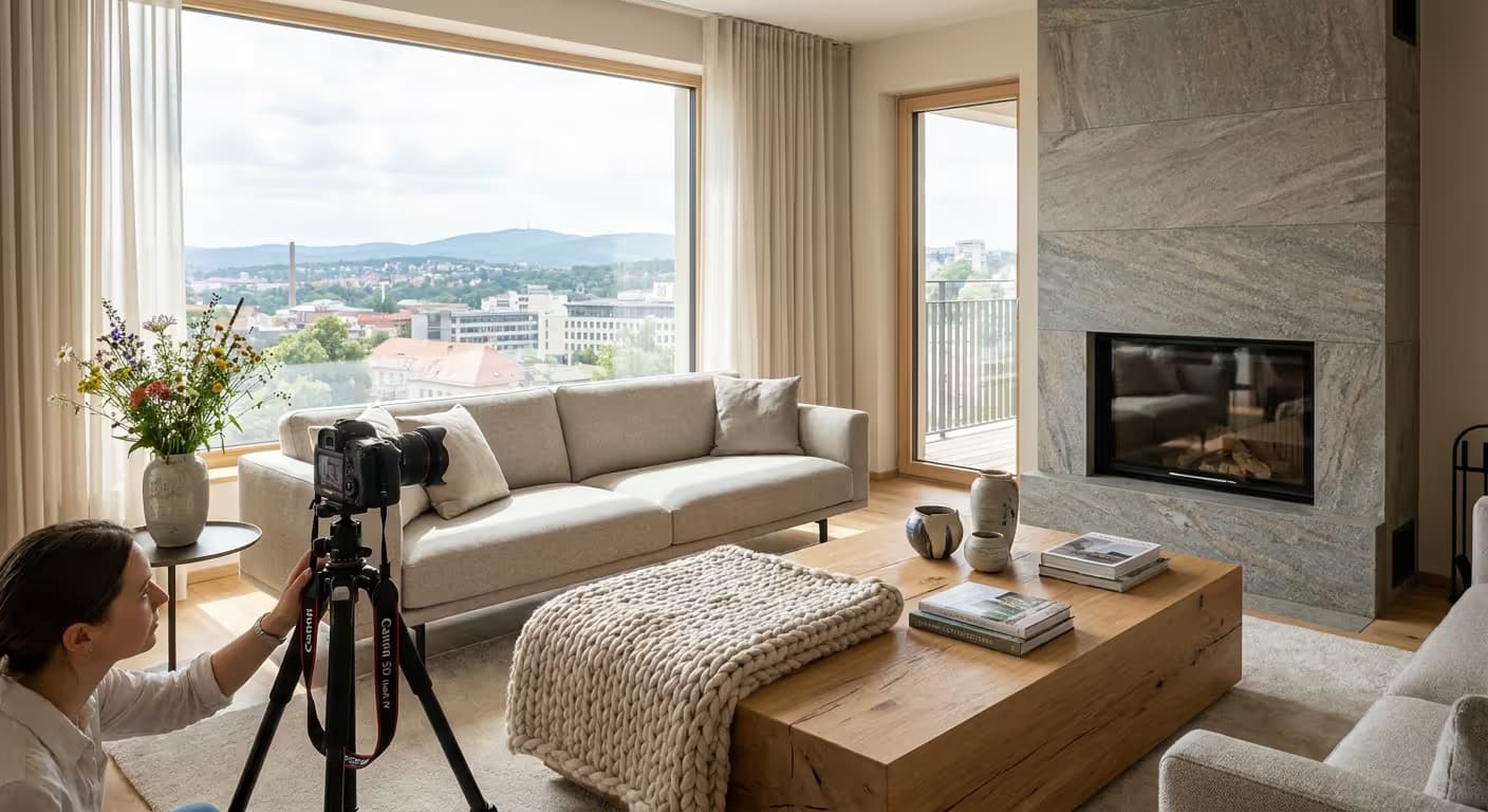 Professionelle Ferienwohnung Fotografie in Chemnitz zur Steigerung der Buchungsanfragen.