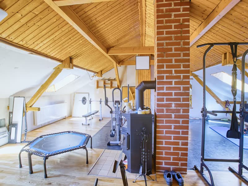 Fitnessraum im Wohnhaus in Gera - professionelle Immobilienfotografie in Gera