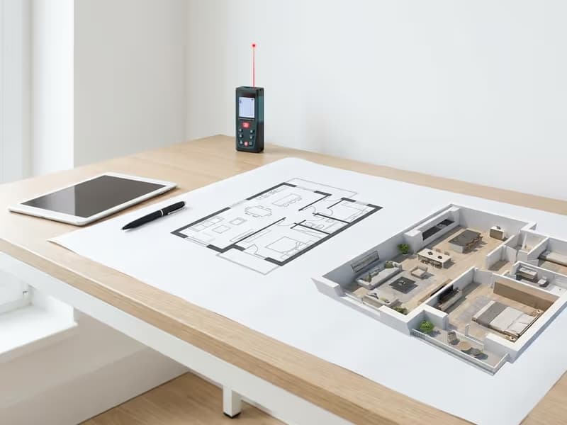 Vergleich von einem professionell erstellten 2D-Grundriss und einem 3D-Grundriss für die Immobilienvermarktung in Leipzig